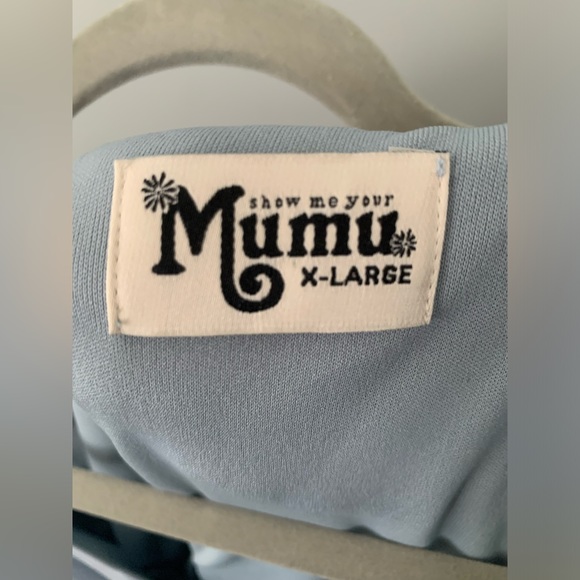 Show Me Your Mumu “Emily” Blue Steel Dress - Picture 3 of 5